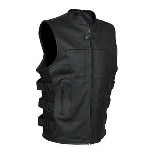 OEM ODM Service Gilet en cuir à vendre Usine Prix de gros Meilleur gilet en cuir respirant en tissu pour hommes - Product Image 6