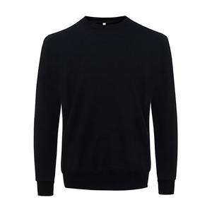 เสื้อสเวตเตอร์คอกลมสำหรับผู้ชายผ้าคอตตอนขนแกะ100% สำหรับฤดูหนาวออกแบบโลโก้ได้ตามต้องการใหม่ล่าสุด - Product Image 1