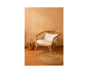 เก้าอี้หวายทนทานสำหรับพื้นที่นั่งเล่นกลางแจ้ง - Product Image 1