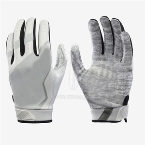 Gants larges super collants de football américain Logo personnalisé avec matériau respirant et léger - Product Image 1