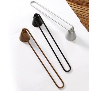 Vintage Bell Shape Brass <b>Candle</b> Snuffer With Wooden Handle Home <b>Candle</b> <b>Flame</b> Sefely With Long Handle Snuffer <b>Candle</b> Accessory - Product Image 1