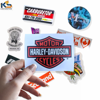 Autocollant mural en vinyle personnalisé pour moto, motif bouclier, impression KS, réutilisable, auto-adhésif, pour ordinateurs portables, vitres de voiture, décoration intérieure, personnalisable