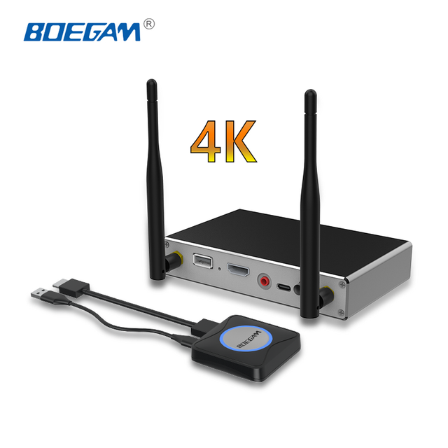 True 4K Wireless Display Transmitter and Receiver Kit  High-Resolution Screen Mirroring