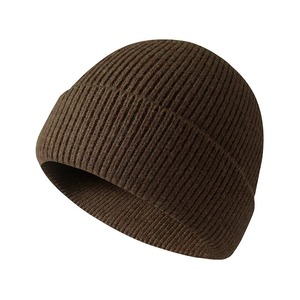 Gorro de punto de Cachemira 100% de alta calidad para mujeres y hombres, gorro informal, gorro de invierno, gorros de Cachemira suaves y cálidos, Unisex - Product Image 5