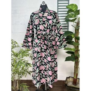 Luxe Velvet Unisex House Robe Kimono Veste Rversible Soie Double Autumn Winter Gift Elegant Ikat <b>Green</b> Malibu Bluish ODM Tie - Product Image 3