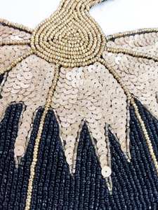 Mantel Individual con cuentas, cargador redondo hecho a mano para comedor de lujo y decoración de vacaciones, pieza única hecha a mano con cuentas, mantel, inauguración de la casa - Product Image 5