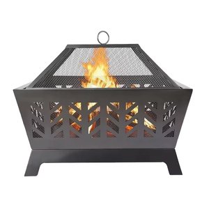 Trendy Design Iron <b>Fire</b> <b>Pit</b> <b>Wood</b> <b>Burning</b> <b>Fire</b> <b>Pit</b> Deep Bowl Outdoor & Indoor Round Handmade Black <b>Fire</b> <b>Pits</b> With Cover - Product Image 2