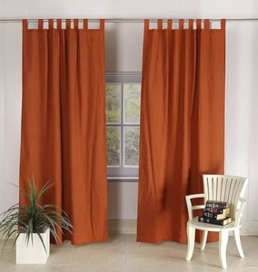 Cortinas tejidas modernas para el hogar, hospital, hotel y cafetería, ventana plana incorporada, cortinas lavadas de algodón bohemio de primavera - Product Image 3