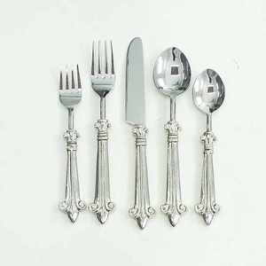 Elegant Durable Stainless Steel Cutlery Flatware Set Classic Design Dishwasher Safe <b>Mirrored</b> Steel for Business Gifts - Product Image 5