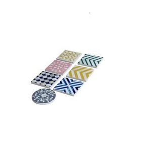 Nouveaux dessous de verre et plateaux à boissons personnalisés, faits à la main, durables, avec incrustation d'os animal, couleur naturelle, pour la maison, vente en gros - Product Image 4