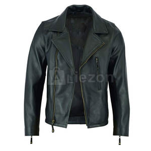 Chaquetas de cuero de invierno Chaquetas de cuero con Forro cálido para clima frío y ropa elegante - Product Image 1