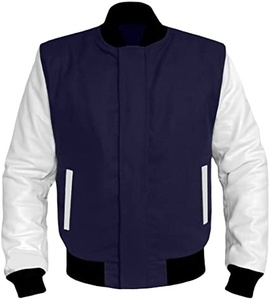Chaqueta Universitaria con Acabado Suave en las Mangas, Cuerpo Tipo Lana y Logotipo de Parche que Agrega una Gran Personalidad para Salidas Nocturnas 2026 - Product Image 5