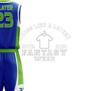 FANTASY WEAR 2026 Uniforme de Baloncesto Personalizado al por Mayor con Logotipo para Hombre, Conjunto de Camiseta y Pantalones Cortos de Baloncesto de Secado Rápido, Certificado CE ISO - Product Image 2