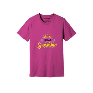 Camiseta informal de algodón 100% con temas de bondad 3D Imprimir 12 opciones de color 160-180 Colocación de diseño personalizable GSM pesado - Product Image 5