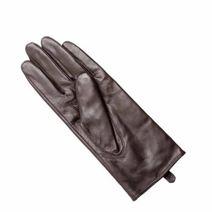 Guantes de cuero a prueba de viento impermeable pantalla táctil marrón Premium Comfort Fit piel de cabra impermeable mano seguridad guantes de trabajo de invierno - Product Image 6