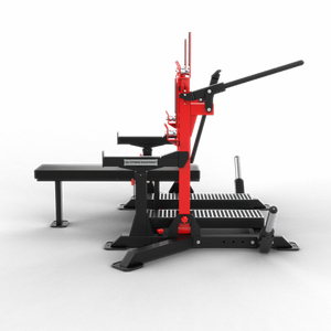 QLI QPDR83 Dual Powerlifting <b>Rack</b> Plate Loaded Safety Arm Squat and <b>Bench</b> Press Frame for High Intensity Strength Training - Product Image 4