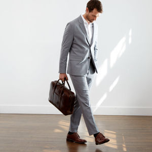 Nuevos Pantalones chinos rectos de alta calidad para hombre, cómodos, ajustados, elásticos, informales, de negocios, con pantalones chinos de Color sólido para hombre - Product Image 4