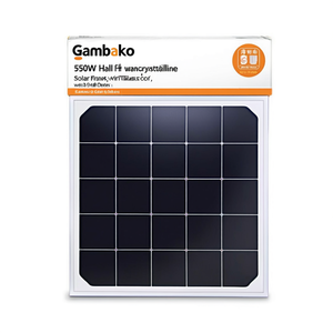 Panneau solaire monocristallin à demi-cellules Gamko New Energy 550W avec couvercle avant en verre - Product Image 2