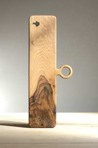 Juego de tabla de cortar de madera artesanal con asas Juego de bandeja de servicio premium para queso y aperitivos Juego de plato de madera - Product Image 4