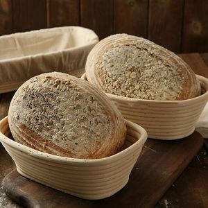 100% Natural Handicraft Eco-Friendly Handwoven Rattan <b>Bread</b> Proofing <b>Basket</b> Oven & Dishwasher Safe - Product Image 3