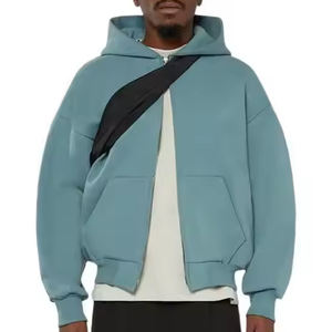 100% Cotton Men's Winter Fleece Sweatshirts Regular Fit 450 GSM Heavy Weight Pullover Custom DTG Printed <b>Hoodie</b> <b>Plain</b> Dyed - Product Image 3