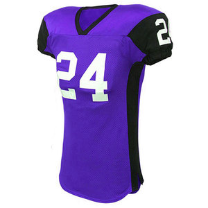Uniformes de football américain sur mesure de haute qualité, dernier style avec manches courtes pour les sports d'été, vente chaude - Product Image 4