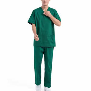 Ensemble de gommages médicaux unisexes sur mesure en tissu doux léger avec poches pour les professionnels de la santé, des hôpitaux et des soins infirmiers - Product Image 6