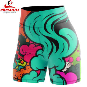 Shorts Deportivos Sexys para Mujer, Shorts de Yoga para Gimnasio, Shorts de Algodón con Logotipo Personalizado Estampado, Shorts de Alta Calidad - Product Image 4