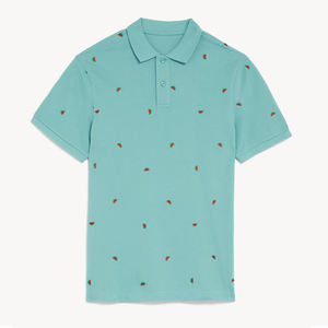 Polo para hombre con estilo al por mayor bordado 100% algodón de alta calidad diseño personalizado manga corta talla grande Camiseta polo para hombre - Product Image 5