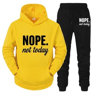 Offre Spéciale 2 pièces vêtements de sport vêtements de plein air dernière belle coton décontracté sweat à capuche pantalons de survêtement disponibles court Long 6XL - Product Image 6