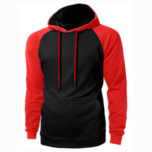 Raglan เสื้อฮู้ดขนแกะผ้าฝ้าย100% แขนยาวพร้อมโลโก้ออกแบบได้ตามต้องการ - Product Image 4