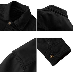 Chaquetas de Hombre de Lona de Manga Larga Transpirables de Algodón de Diseño Moderno y Ecológico Recién Llegadas - Product Image 4