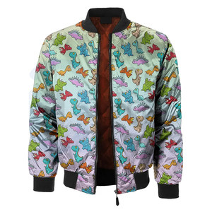 Chaqueta Bomber para Hombre de Alta Calidad al por Mayor, Cuello Alto, Cierre de Cremallera Personalizado, Ecológica, Moderna, Estilo Universitario - Product Image 1