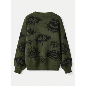 Hommes Mohair Pull À Manches Longues Pull Chaud Doux Confortable Tricots Automne Hiver Casual Mode Streetwear Porter - Product Image 2