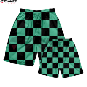Ropa de calle Hip Hop playa traje de baño surf Casual pantalones cortos cintura elástica hombres pantalones Boardshorts secado rápido al por mayor - Product Image 4