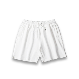 Venta al por mayor de algodón corto personalizado en blanco deportes correr gimnasio baloncesto hombres pantalones cortos DDP envío - Product Image 2