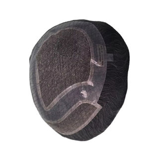 Peluca de Cabello Humano Virgen Remy Indio, Tupé con Ondas Naturales, Trama Única para Prótesis Capilares de Encaje - Product Image 1