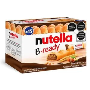 Nutella B-Ready Waffle de la mejor calidad con relleno de crema de avellanas 132g para ventas al por mayor - Product Image 5