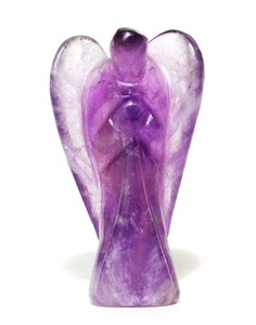 Figurine d'ange améthyste naturelle de meilleure qualité pour la guérison ou la protection spirituelle et l'équilibre énergétique disponible à bas prix - Product Image 6