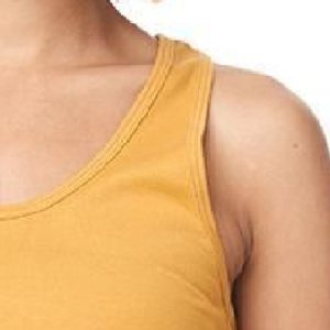 Camiseta sin mangas personalizada para mujer, top sexy de Tirantes ajustables de Color amarillo a la moda de alta calidad para entrenamiento, Yoga, deporte, Fitness, gimnasio - Product Image 6