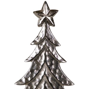 <b>Top</b> Sale Casted Aluminum <b>Christmas</b> <b>Tree</b> Silver Finished On Wooden Base New <b>Christmas</b> Collection At Reasonable Price - Product Image 4