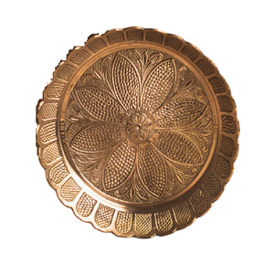 Forme décorative de rectangle de plateau de tôle de finition en laiton antique avec la poignée pour servir dans les hôtels et les restaurants - Product Image 6