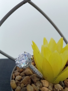 แหวนหมั้นเพชรแท้ทรงรี สไตล์คลาสสิก สำหรับงานแต่งงาน ทองคำแท้ 14K 18K คุณภาพเยี่ยม ได้รับการรับรองจาก GIA IGI เพชรธรรมชาติ VVS เต็มวง - Product Image 5