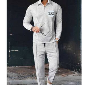 Survêtement 2 pièces pour hommes survêtements décontractés survêtements jogging athlétique ensembles - Product Image 6