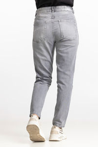 Jeans Básicos Grises de Cintura Media para Mujer, Talla Grande, Alta Calidad, Transpirables, Sostenibles, Precio Bajo, Venta al por Mayor, Temporada de Invierno 2026 - Product Image 5