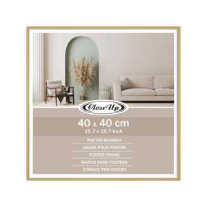 Cadre d'affiche doré 40 x 40 cm pour affichage mural - Product Image 2