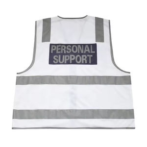 Chaleco de Seguridad Reflectante de Alta Visibilidad, Certificado CE, Antiarrugas, de Algodón/Nailon/Poliéster para Hombre, para Construcción y Carreteras - Product Image 4