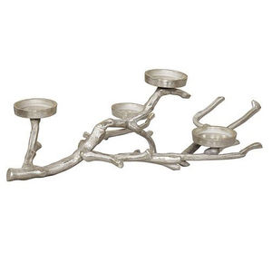 Candelabros hechos a mano de 4 cabezales de alta calidad con diseño de rama de árbol para boda o decoración del hogar - Product Image 1