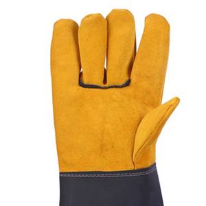 Offre spéciale Gants de travail en cuir de vachette Gants de sécurité Gants de soudage - Product Image 5