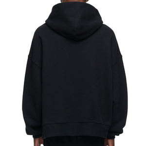 USINE pour hommes pulls à capuche coton Polyester épais surdimensionné sweats à capuche blanc personnalisé bouffée impression sweats à capuche pour unisexe - Product Image 3